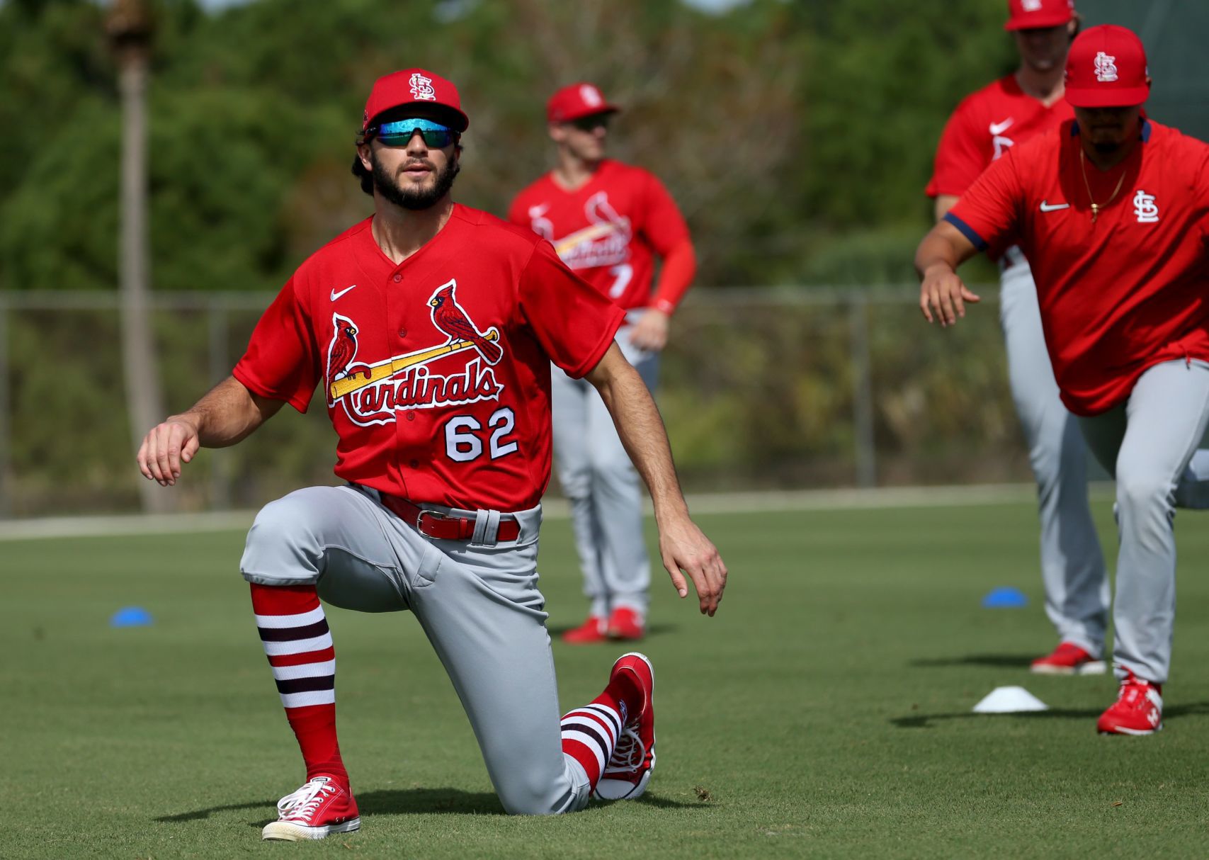 First official workout of Cardinals spring training